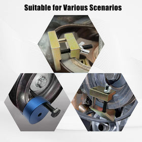 GLEXQLAO close-up of tool ends highlighting durable tips for safe belt handling