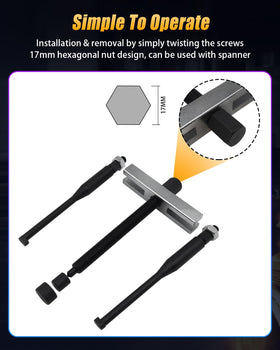 GLEXQLAO in use on steering wheel showing safe removal with uniform pressure
