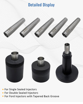 GLEXQLAO seal pusher being used on an injector to prevent seal damage