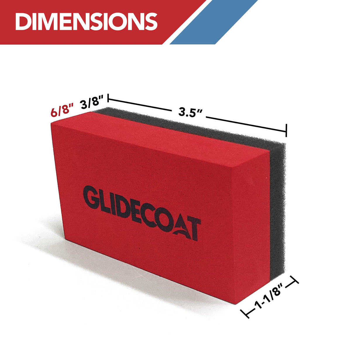 Glidecoat applicator in hand spreading coating for smooth even finish