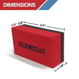 Glidecoat applicator in hand spreading coating for smooth even finish
