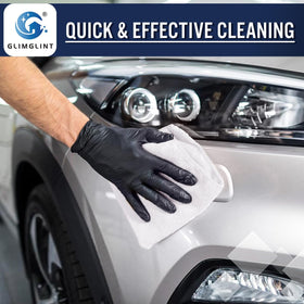 GLIMGLINT wiping car dashboard for scratch-free interior cleaning