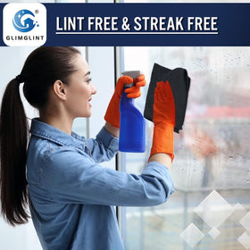 GLIMGLINT polishing glass mirror for streak-free shine on surfaces
