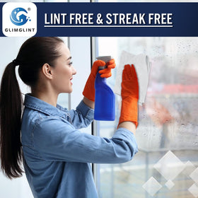 GLIMGLINT polishing glass to remove streaks and improve clarity