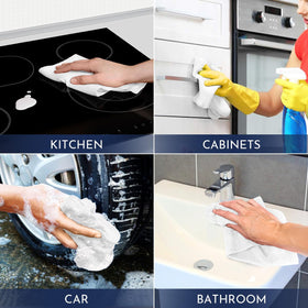GLIMGLINT towels ready for washing illustrating reusable durability