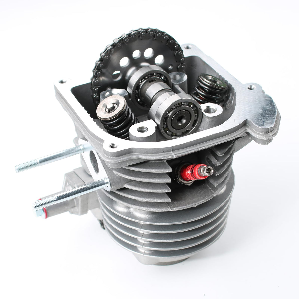 Glixal large-valve head assembly detail illustrating improved airflow benefit