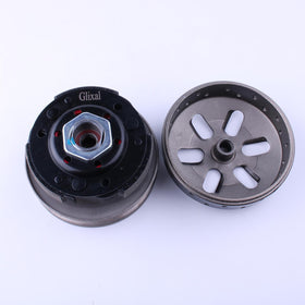 Glixal close-up of 22-spline clutch bell highlighting precise engagement