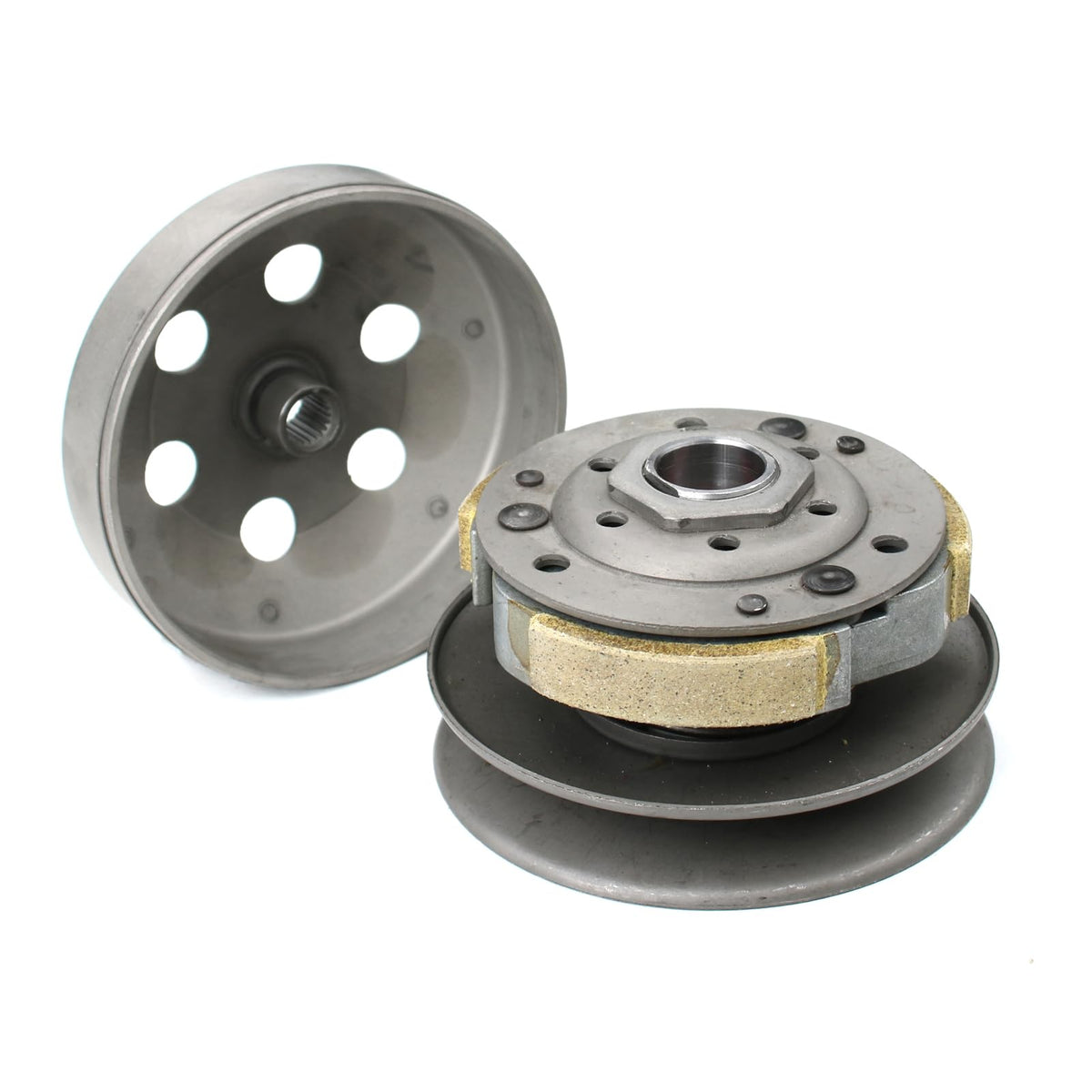 Glixal clutch bell close-up showing 22 splines for correct engine engagement