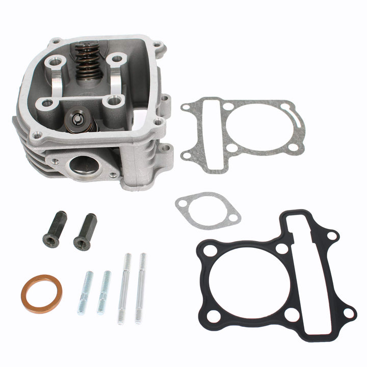 Glixal front view of cylinder head showing ports and bolt pattern, ensures correct fit