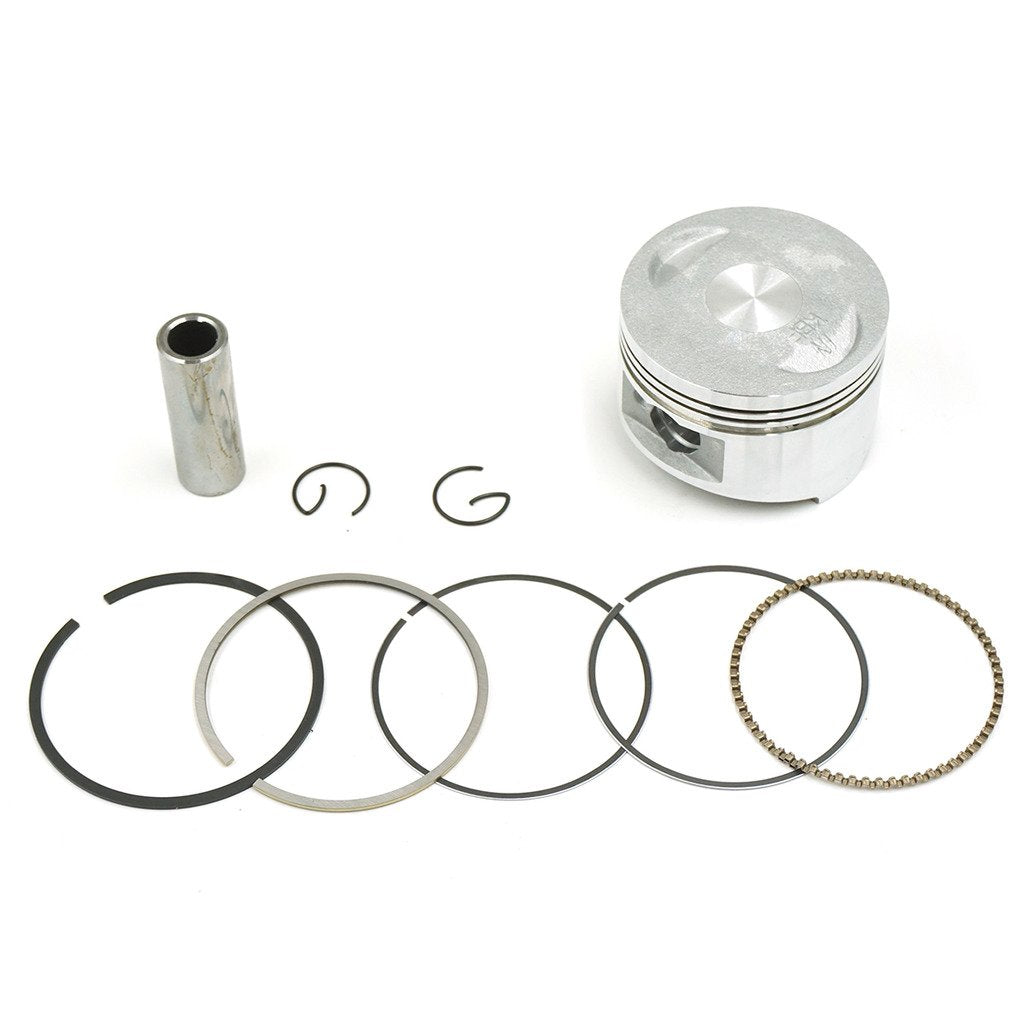 Glixal cylinder mounted on engine illustrating correct fit on 152QMI/157QMJ GY6 units