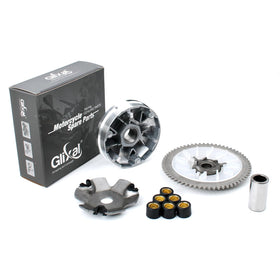 Glixal front packaging of complete variator kit showing all components for easy replacement