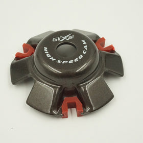 Glixal variator installed on a scooter demonstrating straightforward swap for faster throttle response