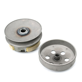 Glixal pulley detail with clutch shoes highlighting correct friction sizing