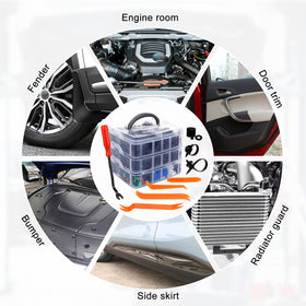 GLK kit in a garage setting highlighting portability and ready-to-use repairs