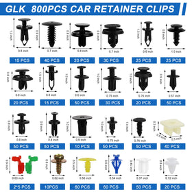 GLK organizer open with sorted compartments for quick clip selection and efficiency