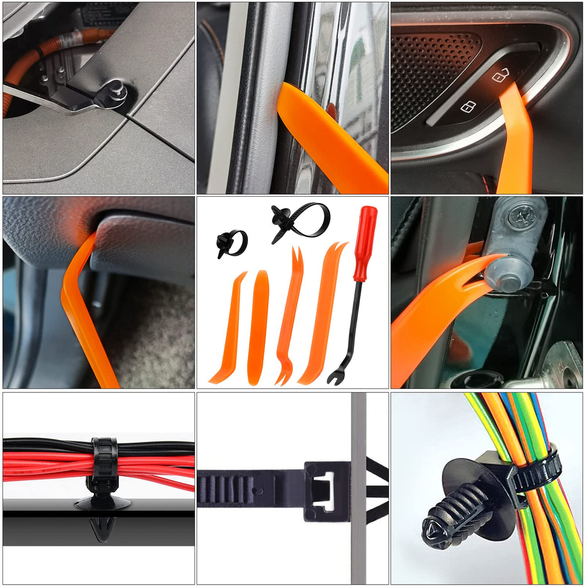 GLK removal tool detail demonstrating slim head for safe panel removal