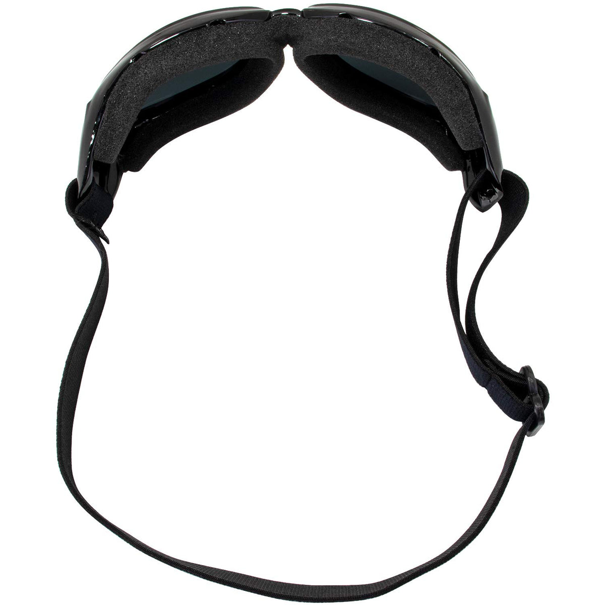 Global Vision foam padding detail with fleece backing for comfortable long rides