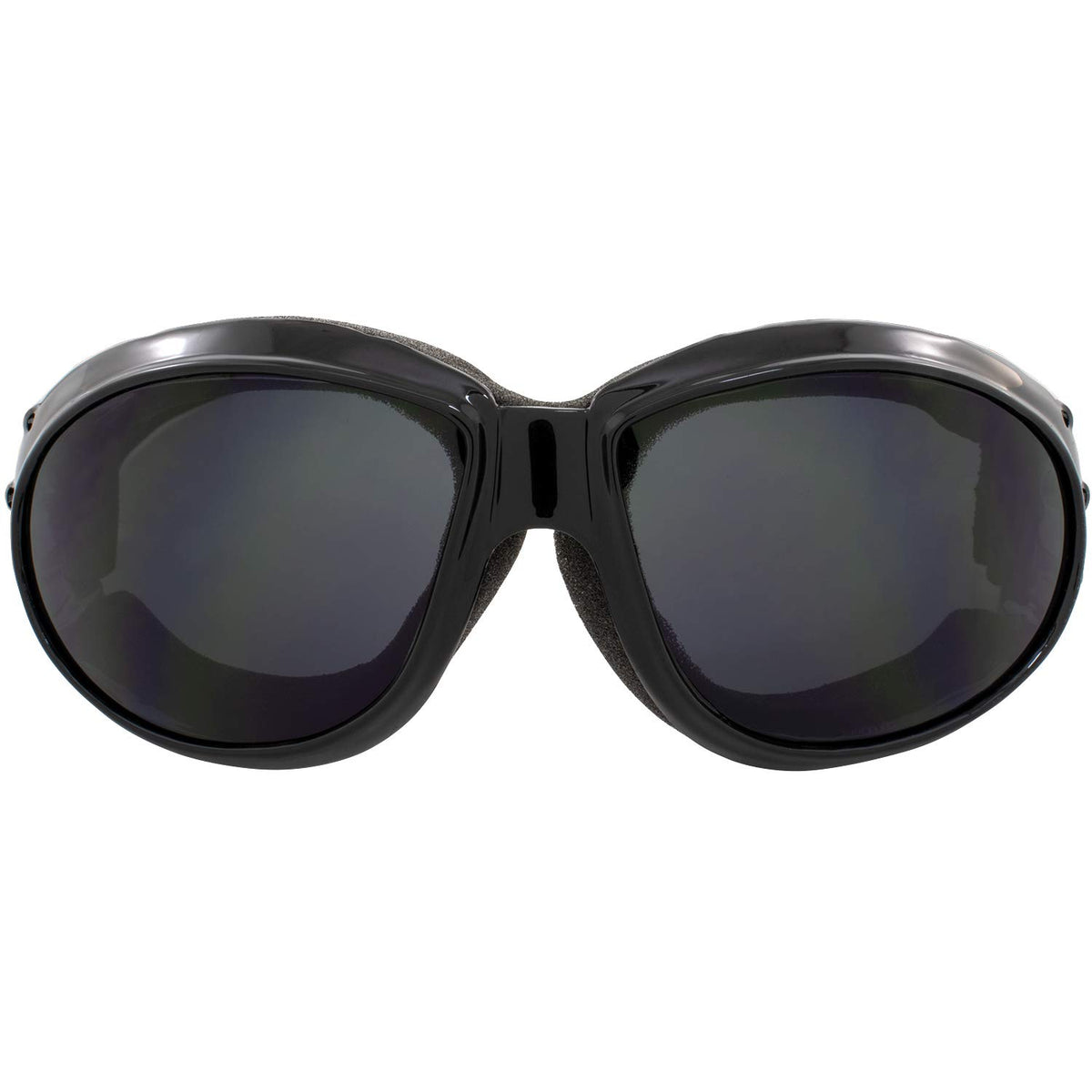 Global Vision closeup of black frame highlighting durable lightweight construction
