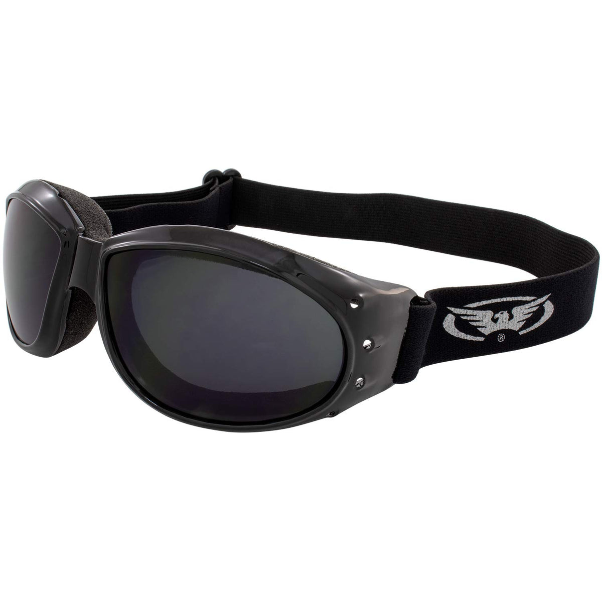 Global Vision front view of goggles showing full coverage and clear vision benefits