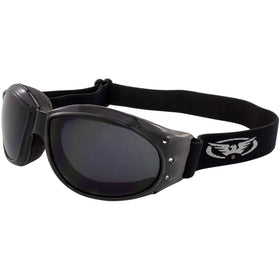 Global Vision front view of goggles showing full coverage and clear vision benefits