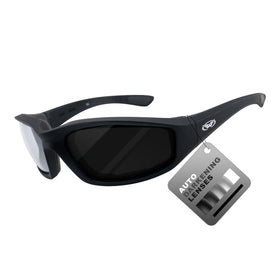 Global Vision front view showing full black frame and lens clarity benefit