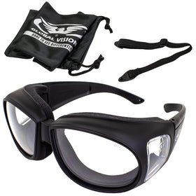 Global Vision front profile showing snug padded seal and protection