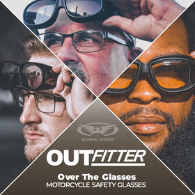 Global Vision worn over prescription glasses demonstrating convenience
