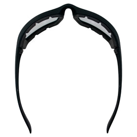 Global Vision rider lifestyle shot showing comfort and hands-free riding benefit