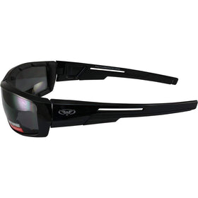 Global Vision vented EVA foam detail providing cushioning and anti-fog airflow benefit
