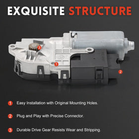 GlobalPrince motor housing texture closeup highlighting durable metal and plastic