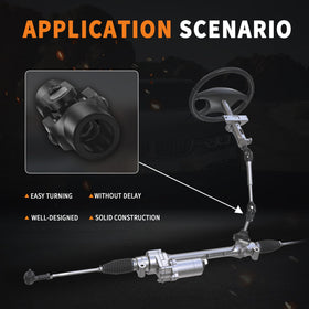 GLOCRORET installed on steering linkage demonstrating reliable motion transfer