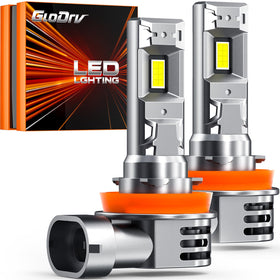 GloDrv front packaging showing H-11 bulbs and benefits clear labeling