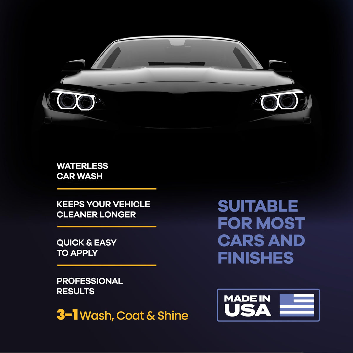 GLOMAX on boat hull highlighting UV protection and water beading benefit