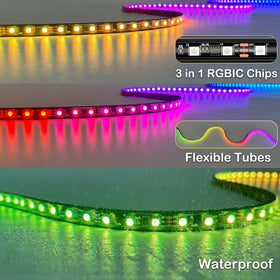 Glowlendra canopy strips in use demonstrating canopy accent lighting and visual impact