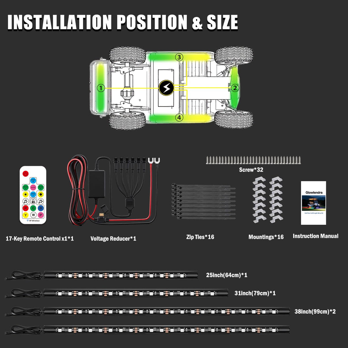 Glowlendra waterproof connector and seal protecting electronics from water