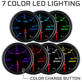 GlowShift installed in truck cockpit showing improved monitoring and interior match