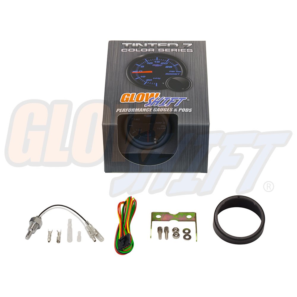GlowShift gauge beside ruler showing 52mm size for fit verification