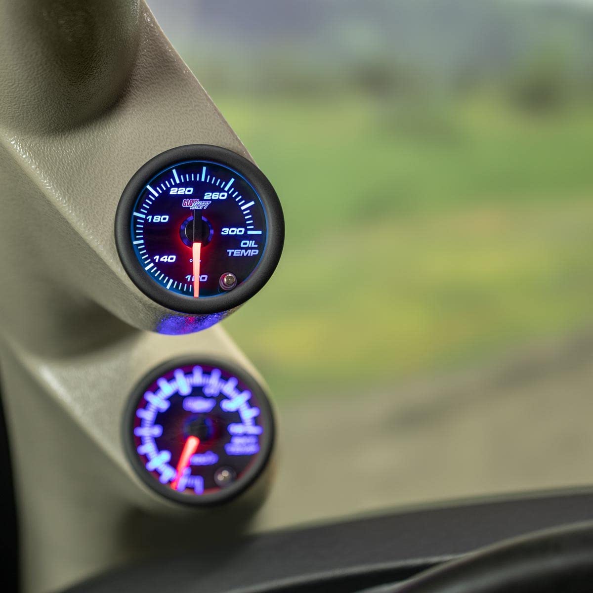 GlowShift tinted lens detail reducing glare for improved visibility