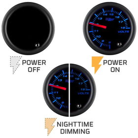 GlowShift included wiring harness and mounting bracket for simple, secure installation