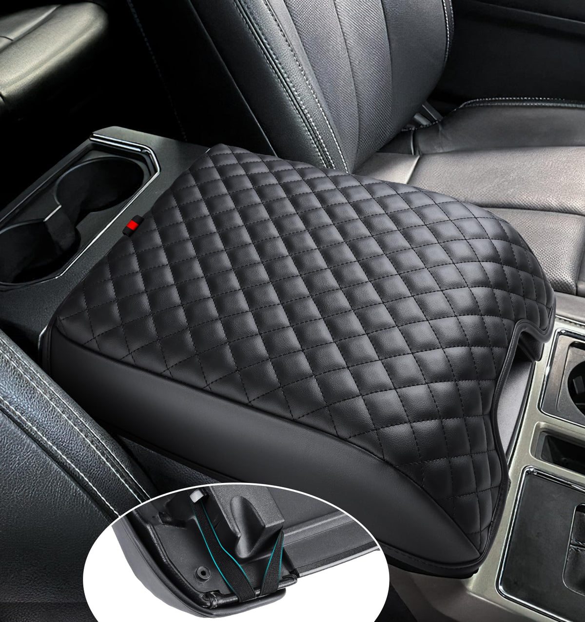 GLOYLEIX front view center console cover showing clean protective finish