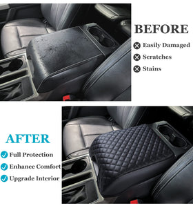 GLOYLEIX in-use pet protection demo keeping armrest scratch-free