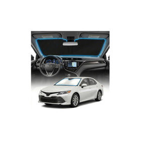 GLSBRCAO front view installed on Camry windshield showing full coverage benefit