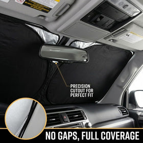 GLSBRCAO close-up fabric texture highlighting reflective surface for better heat reduction