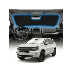 GLSBRCAO front view of shade showing perfect windshield coverage and protection