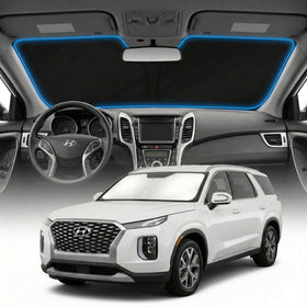 GLSBRCAO front view covering Palisade windshield reduces cabin heat