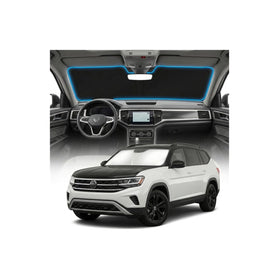 GLSBRCAO front view of sun shade showing custom fit and full coverage