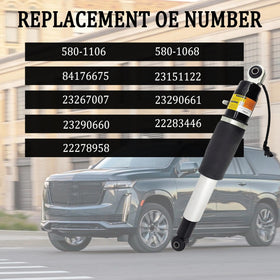 Gluebar shocks installed on SUV during road test showing smoother ride and handling
