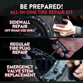 Gluetread adhesive applied to tire demonstrating quick-curing benefit