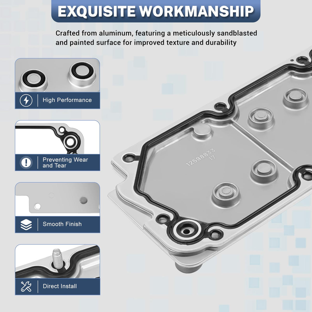 Glvvexa close-up of machined sealing surface for accurate seal benefit