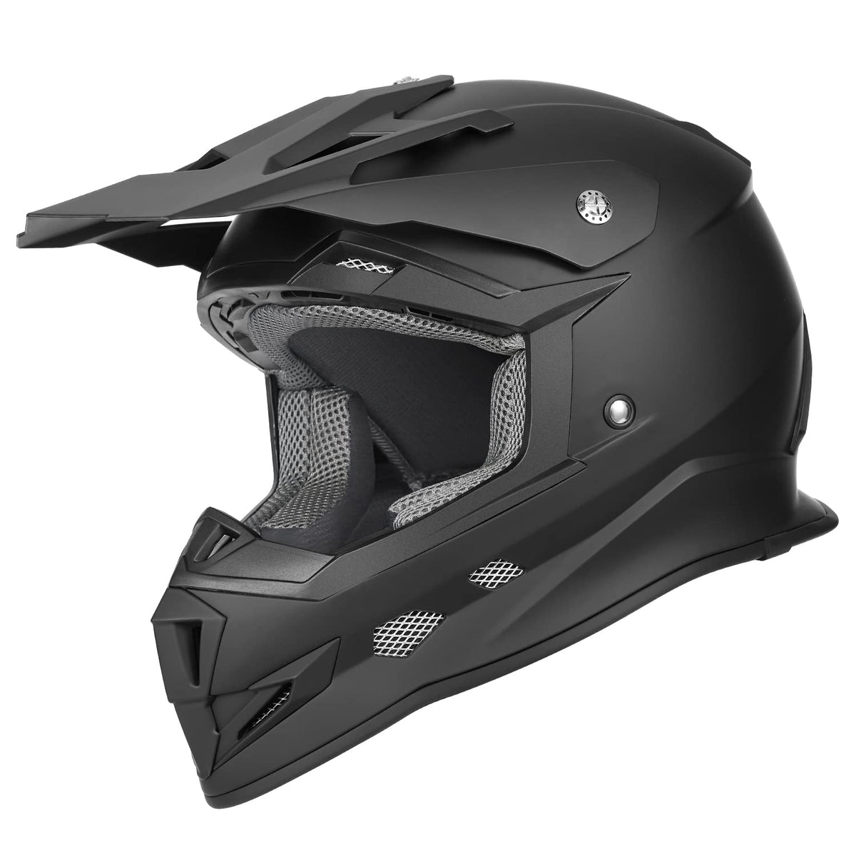 GLX GX23 front profile showing full-face protection and sleek look for confident riding